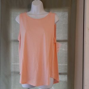 Peach summer blouse
